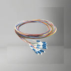 Fiber Pigtail Set, 12 - colors, LC/APC, 1.5M, 0.9mm, LSZH - BRAYTIMES