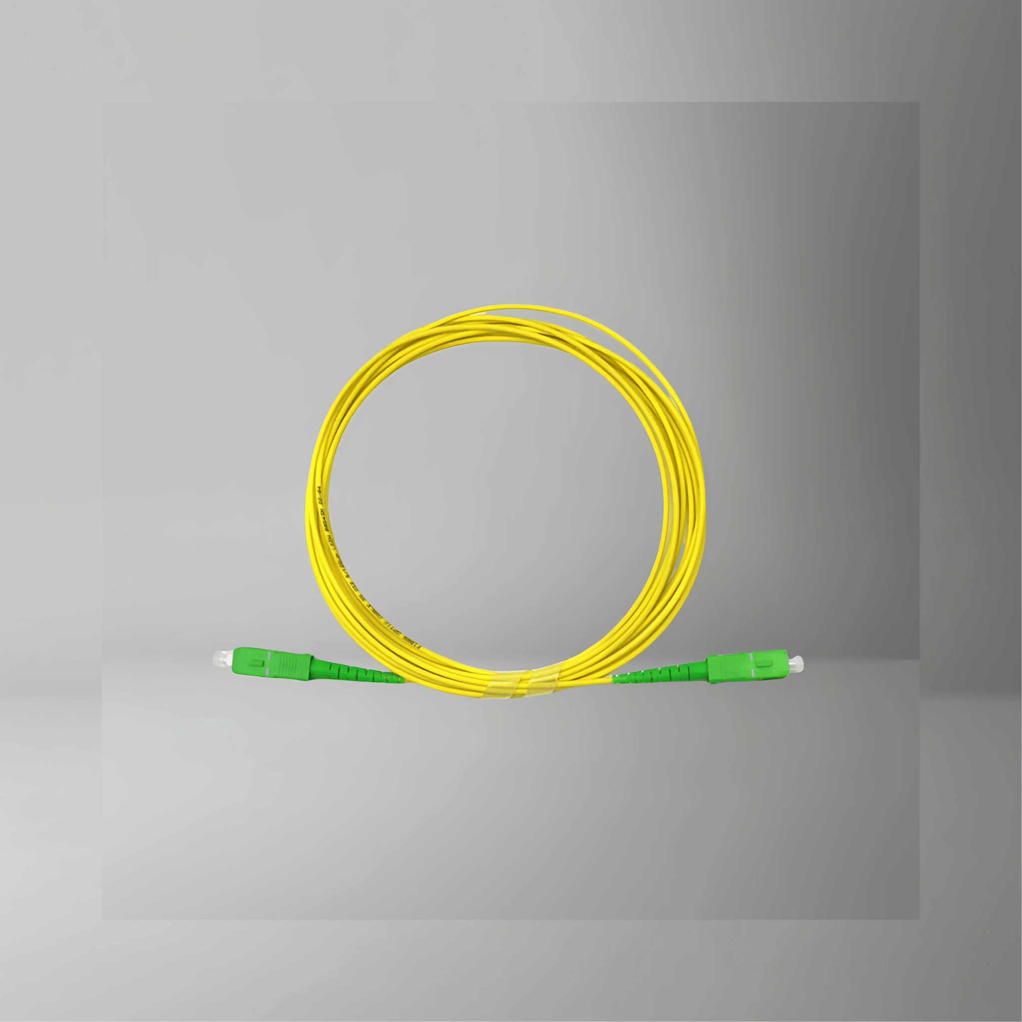 Patchcord Simplex SC/APC G.657A1 Yellow 2.0M LSZH - BRAYTIMES