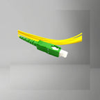 Patchcord Simplex SC/APC G.657A1 Yellow 2.0M LSZH - BRAYTIMES