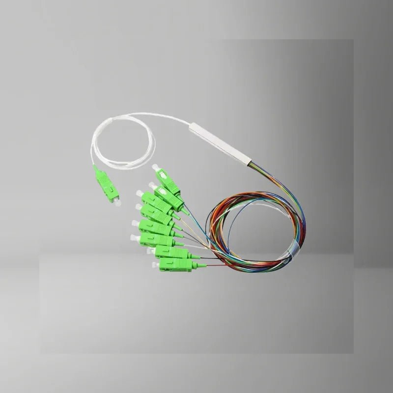 PLC Splitter, 1x8, 0.9mm, SC/APC, G.657A1, Colored Jacket - BRAYTIMES